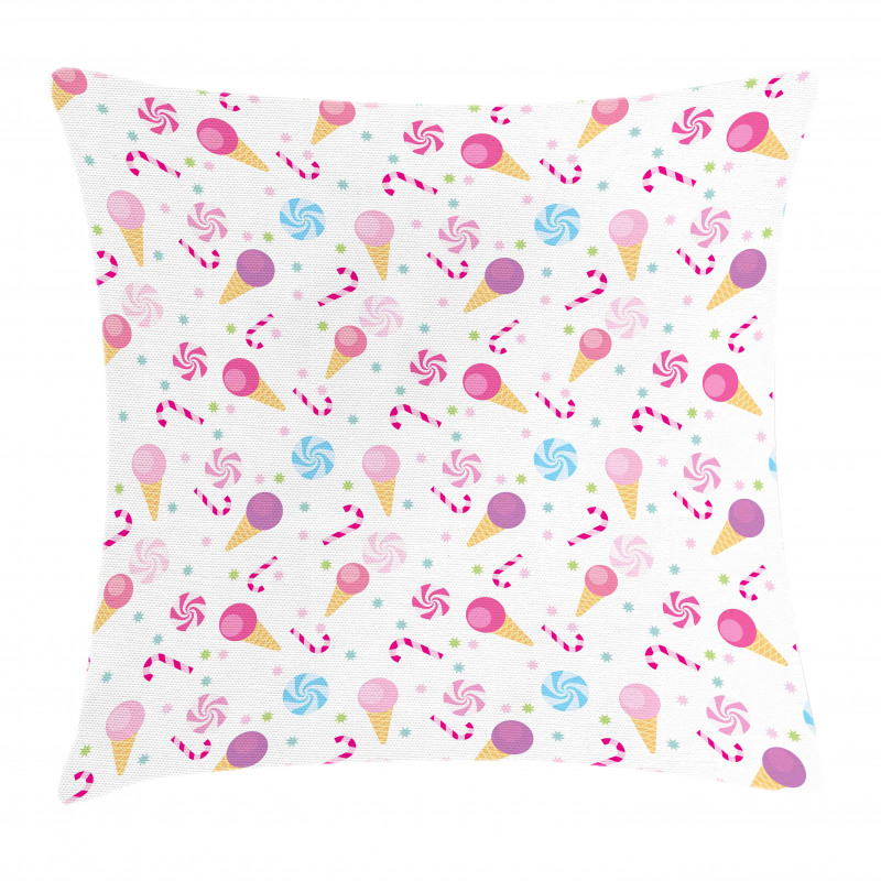 Sweets Ice Cream Candy Pillow Cover