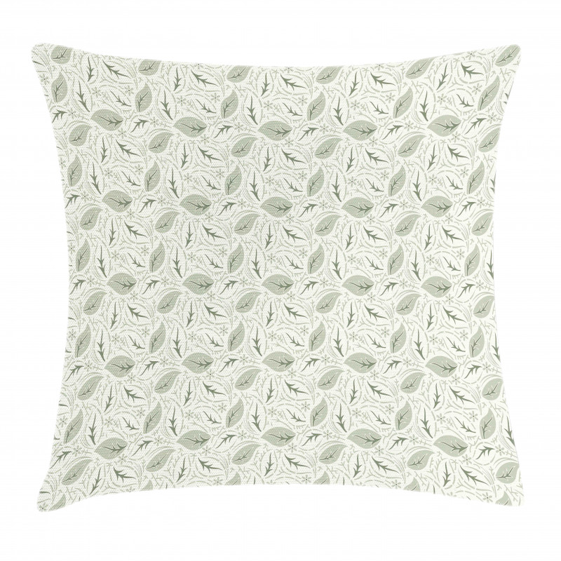 Floral Motifs Ornate Pillow Cover