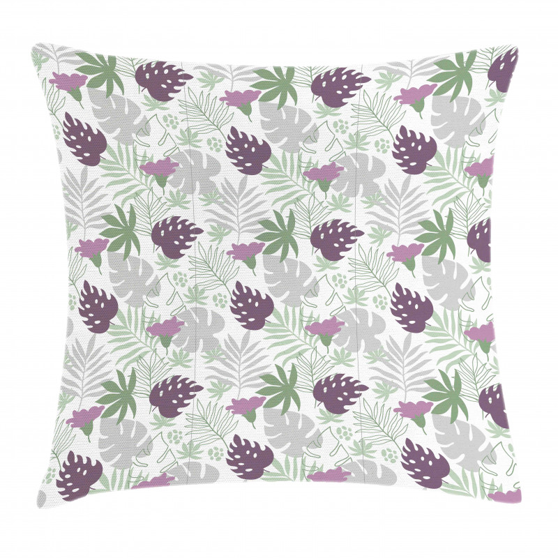 Tropical Botany Design Pillow Cover