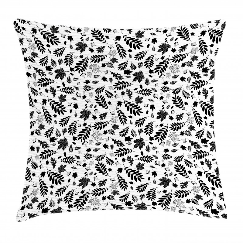 Autumn Season in Woods Pillow Cover