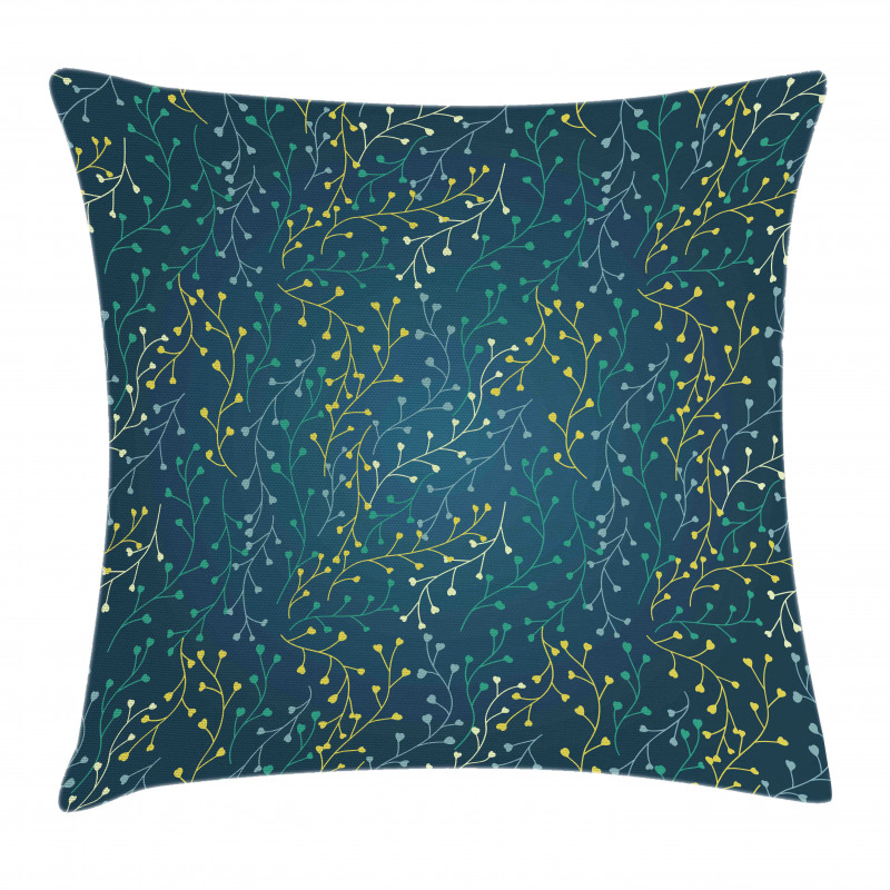 Little Buds on Branches Pillow Cover