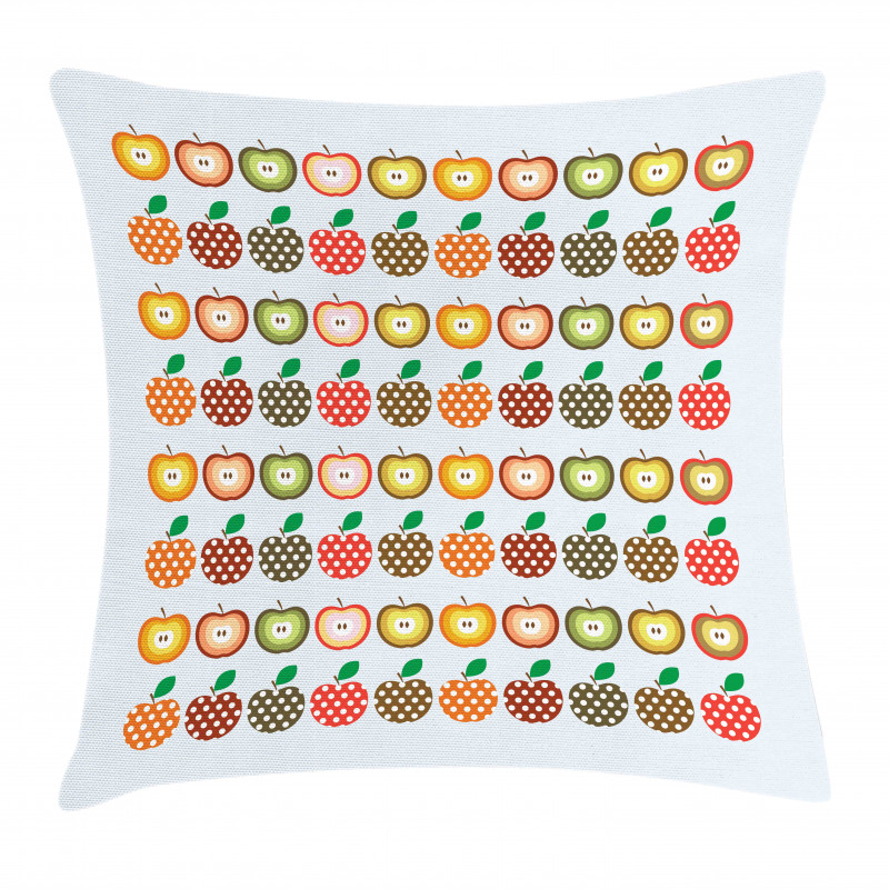 Retro Polka Dots Colorful Pillow Cover