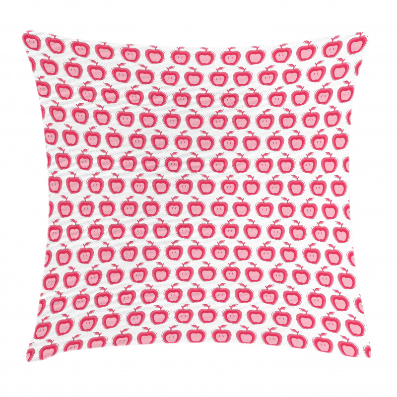 Doodle Pink Girls Pattern Pillow Cover