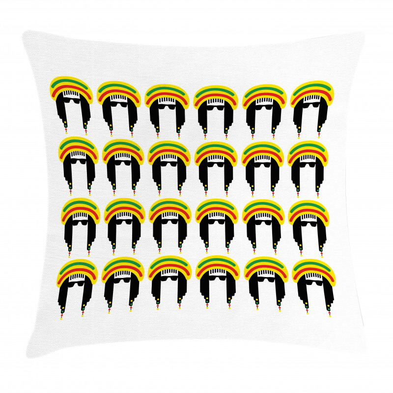 Rastafarian Dreadlocks Pillow Cover