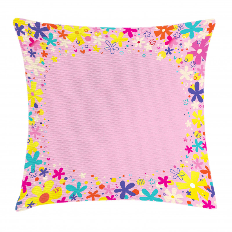 Girls Birthday Flora Pillow Cover