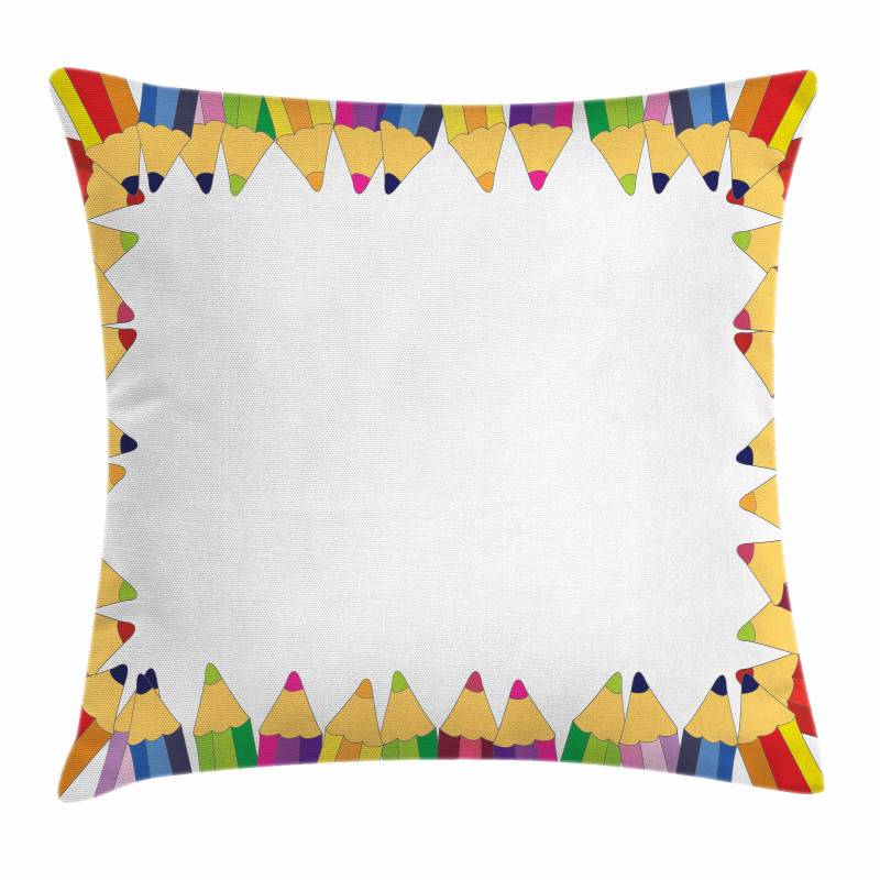 Colorful Pencils Pillow Cover