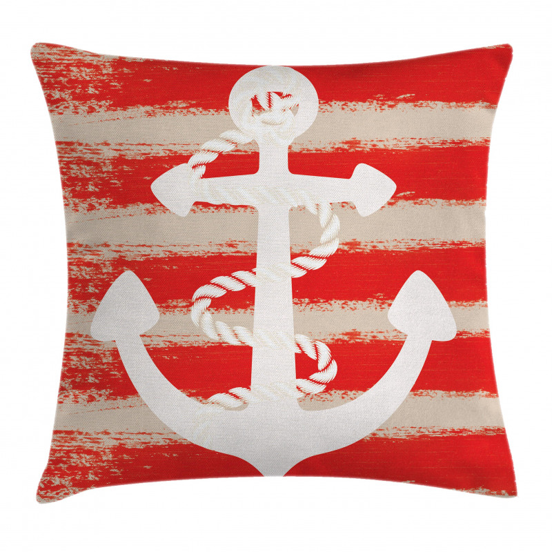 Rope Stripes Nautical Pillow Cover