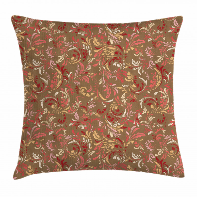 Victorian Classic Leaves Pillow Cover