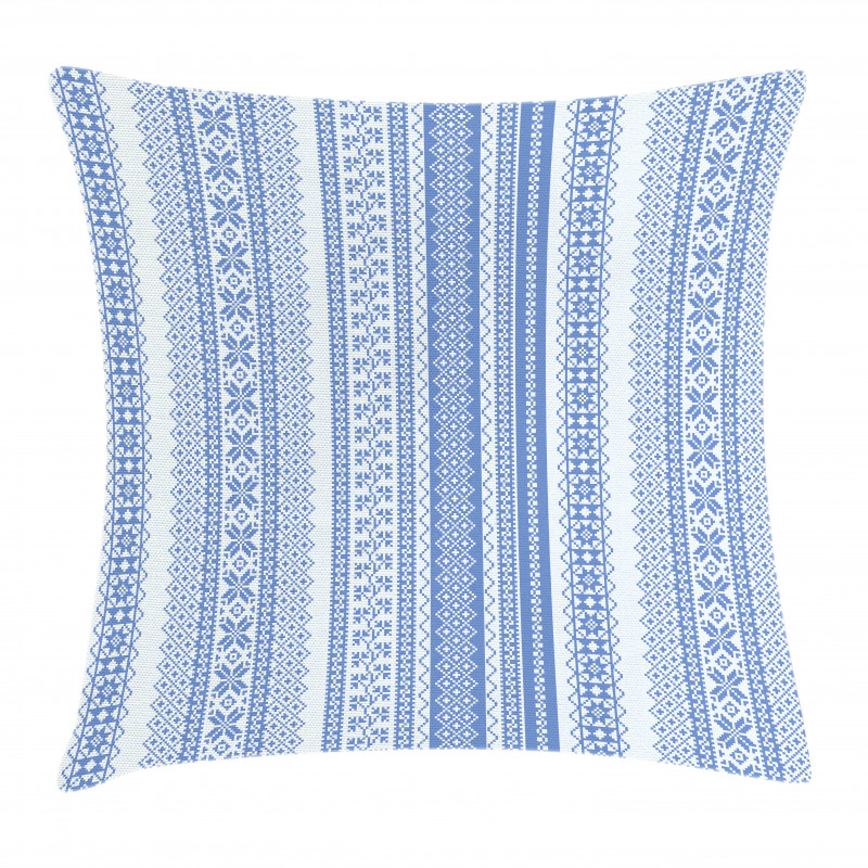 Geometric Chevron Flower Pillow Cover