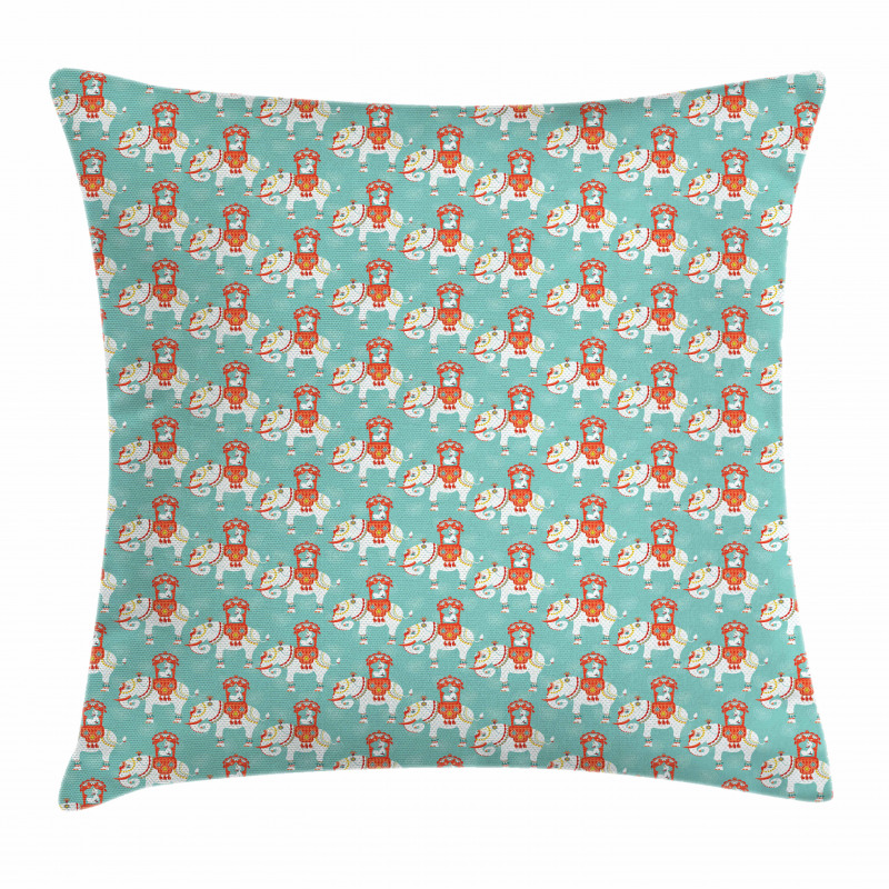 Eastern Elephant King Pillow Cover