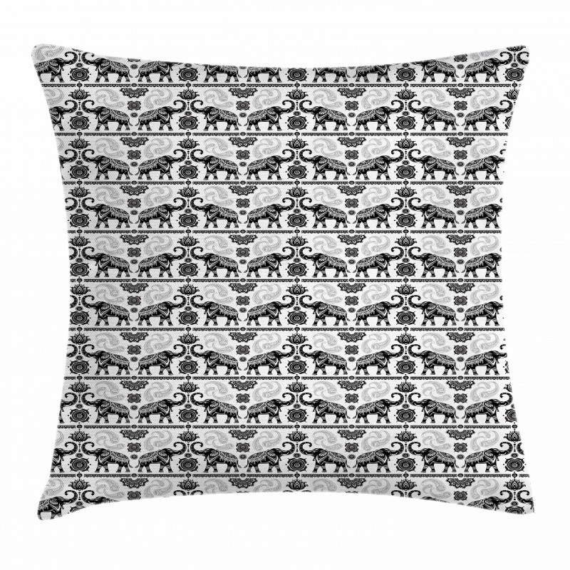 Boho Tattoo Art Pillow Cover