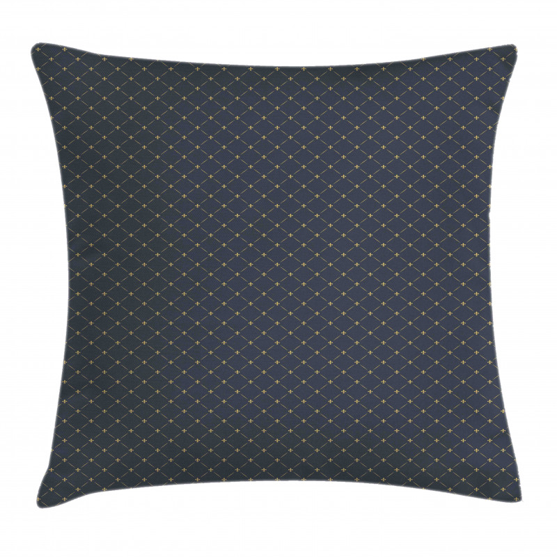 Floral Checkered Pillow Cover