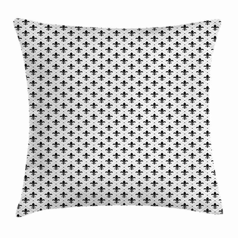 French Motifs Pillow Cover