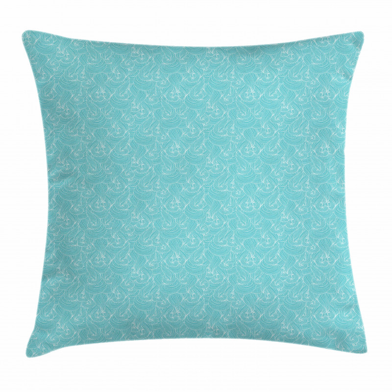 Sea Inspired Lines Pillow Cover