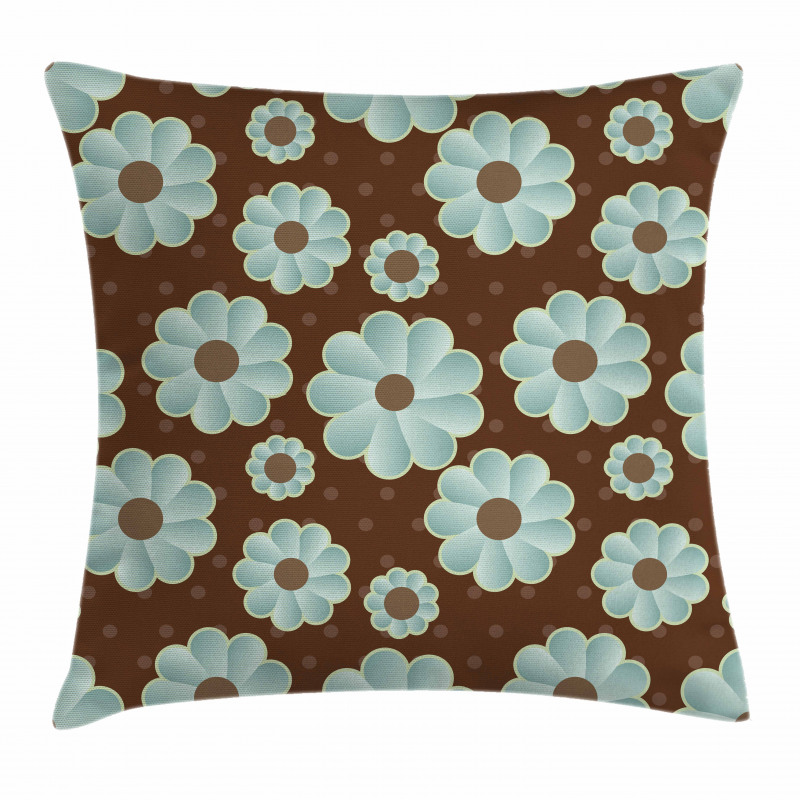 Retro Flora Pillow Cover