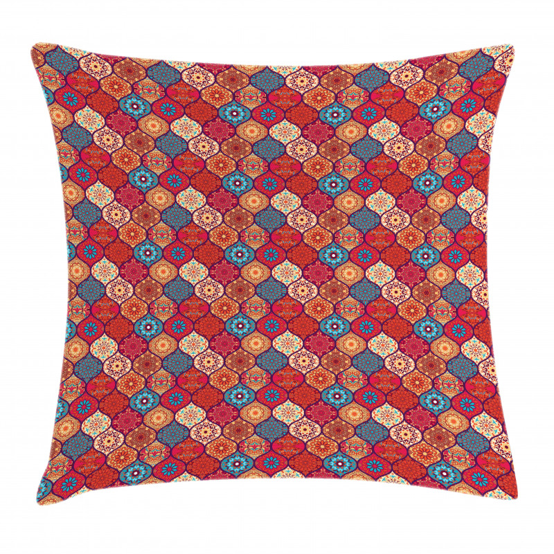 Oriental Wavy Natural Pillow Cover