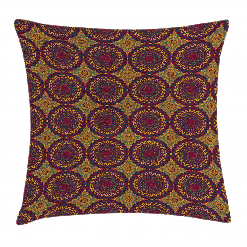 Tribal Art Mandala Pillow Cover