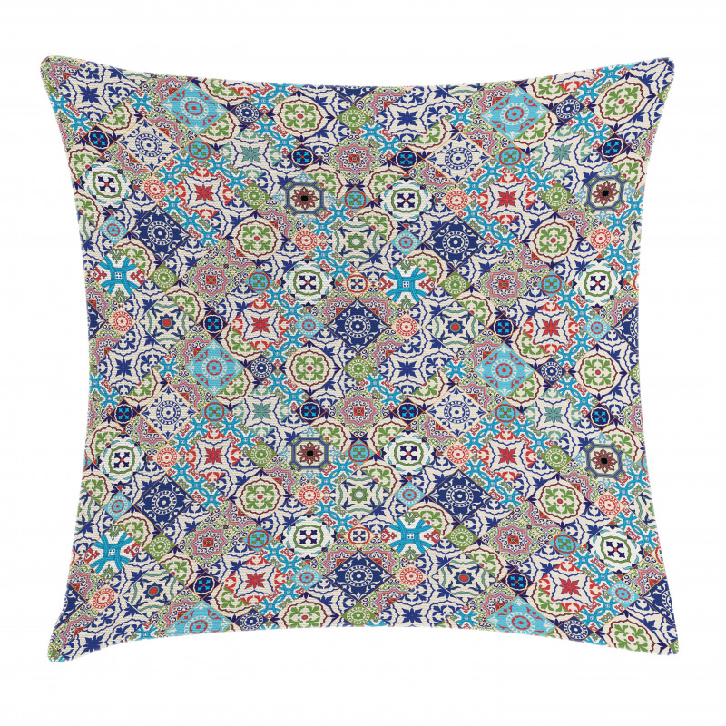 Colorful Floral Set Pillow Cover