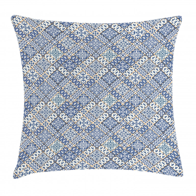 Oriental Rectangles Pillow Cover