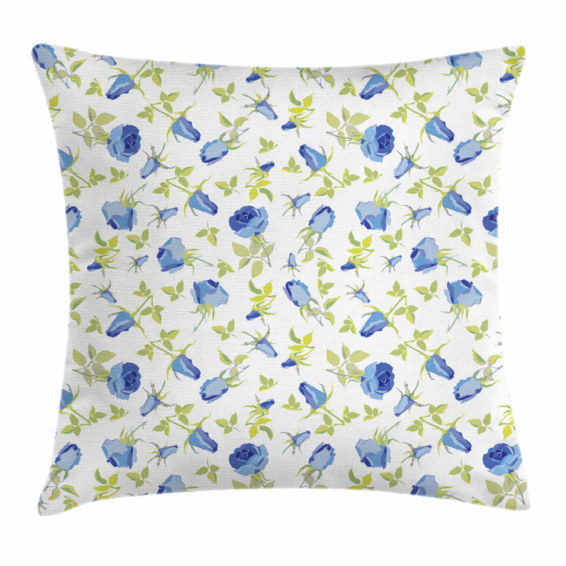 Ornate Rose Buds Pillow Cover