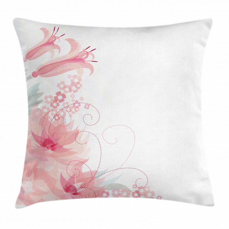 Romance Watercolor Pillow Cover