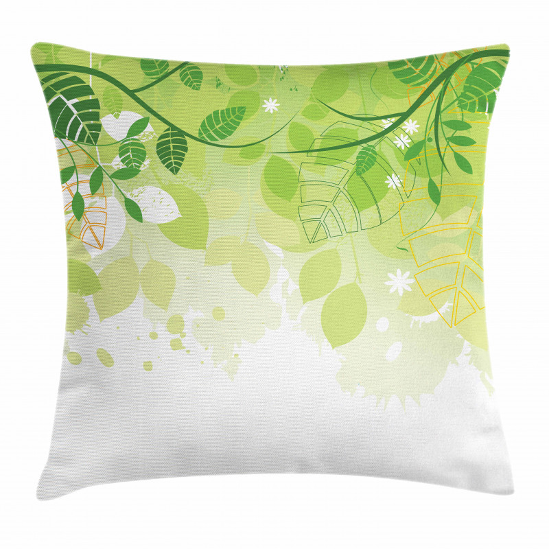 Leaves Fantasy Flora Pillow Cover