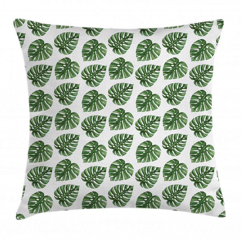 Palm Leaves Nature Pillow Cover