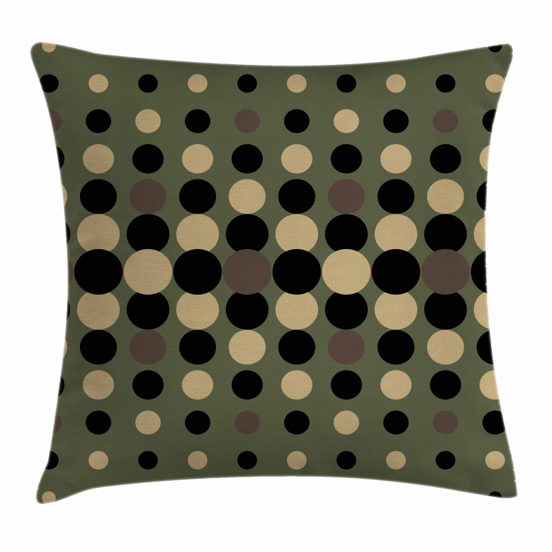 Halftone Circles Pillow Cover