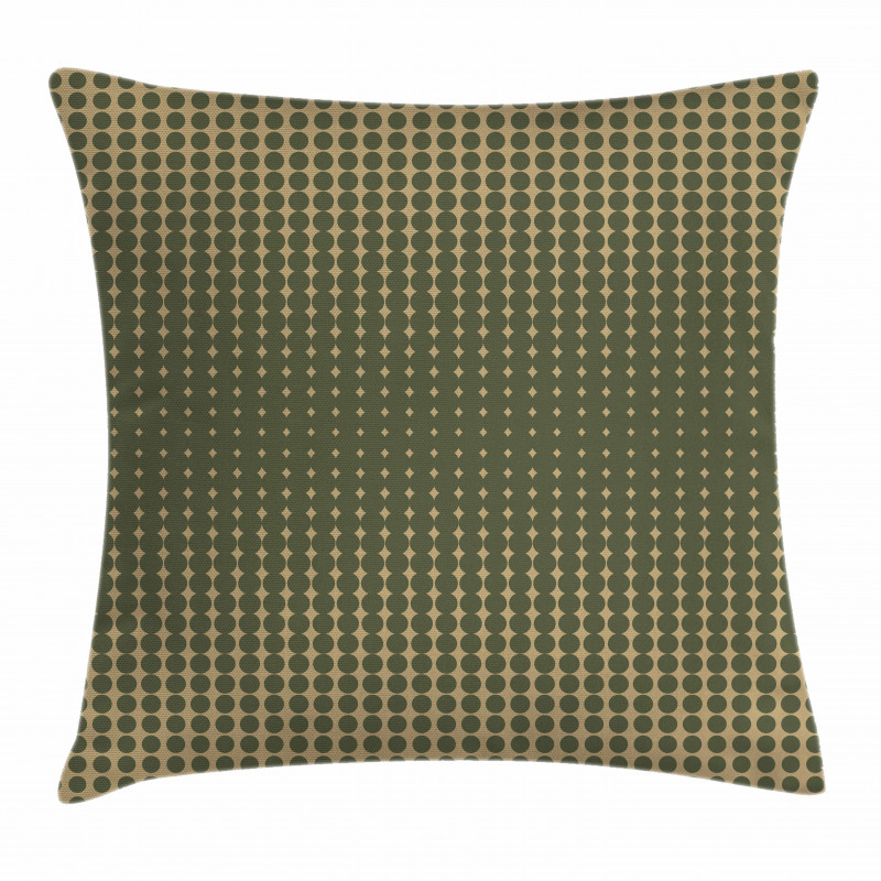 Vintage Oval Dots Pillow Cover