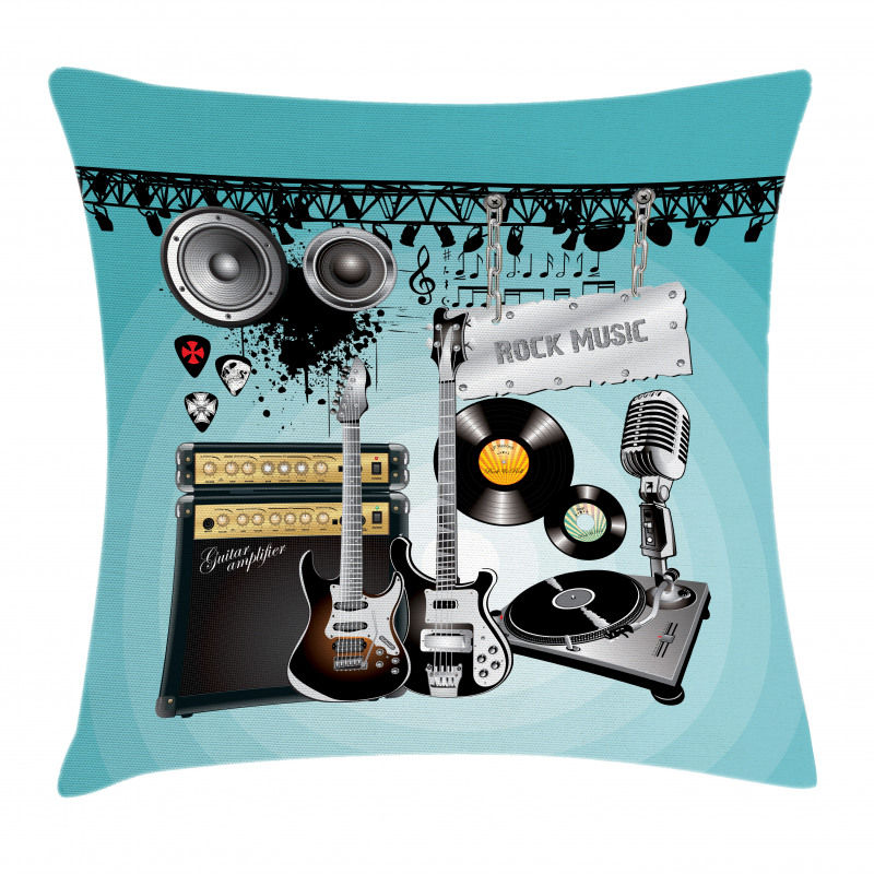 Records Speakers Pillow Cover