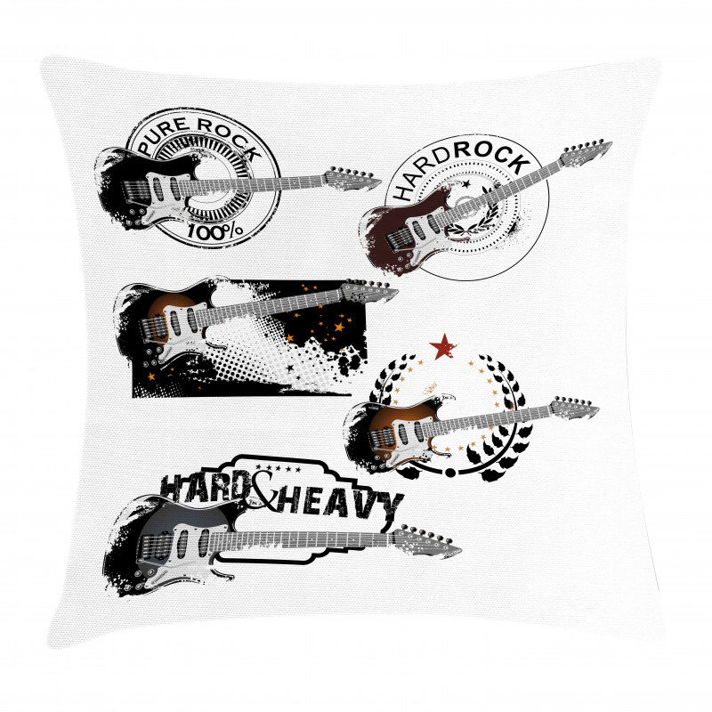 Electric Guitars Pillow Cover