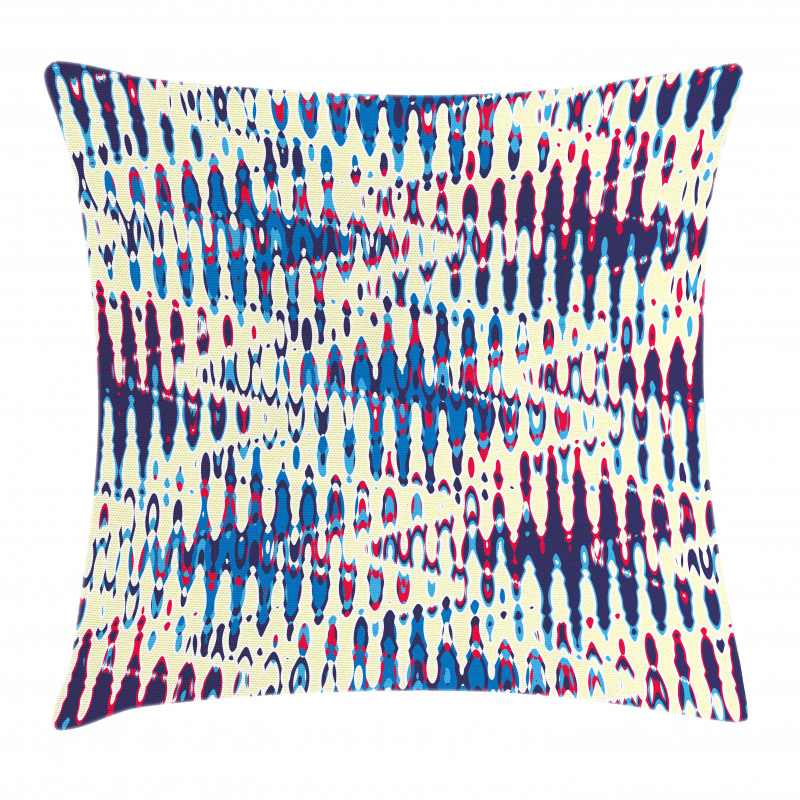 Refracted Waves Abstract Pillow Cover