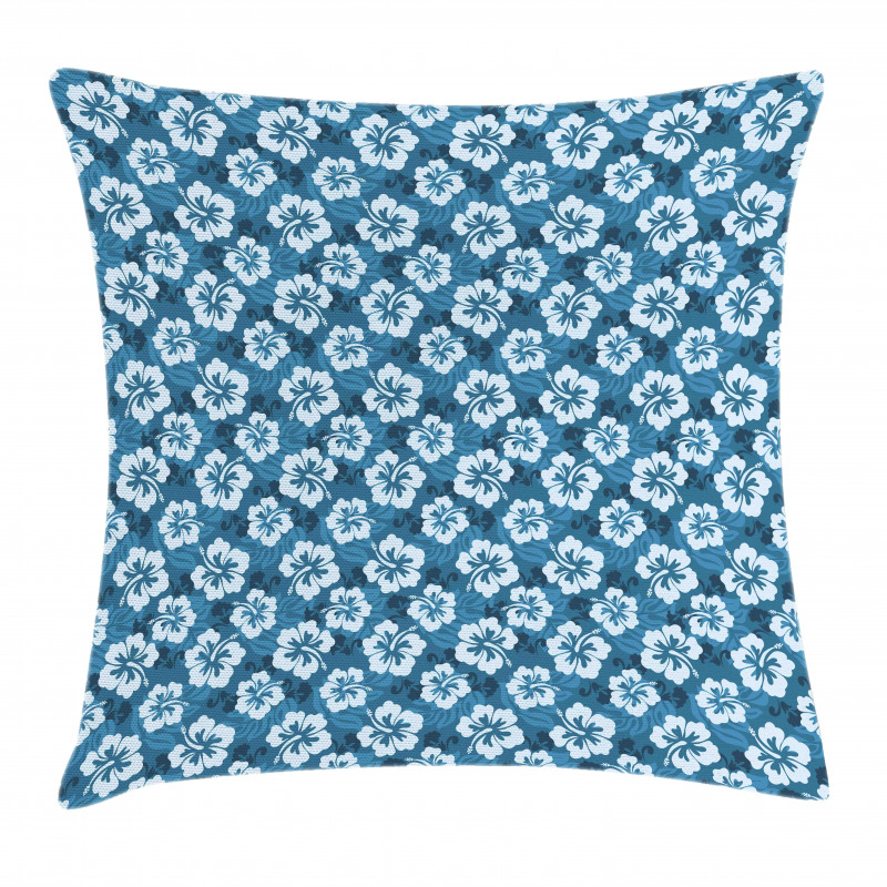 Exotic Hawaiian Hibiscus Pillow Cover