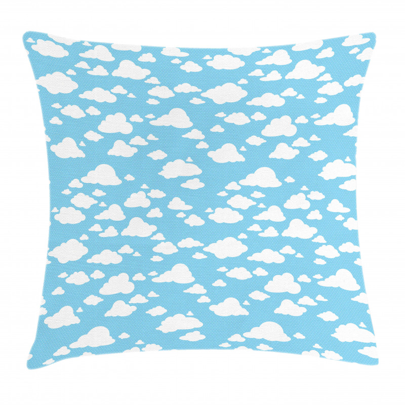 Clear Summer Sky Pattern Pillow Cover