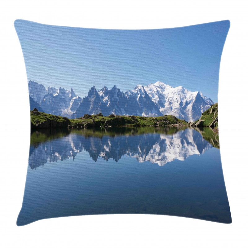 Mont Blanc Alps France Pillow Cover