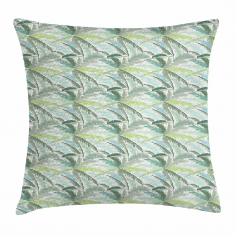 Leafy Green Branches Pillow Cover