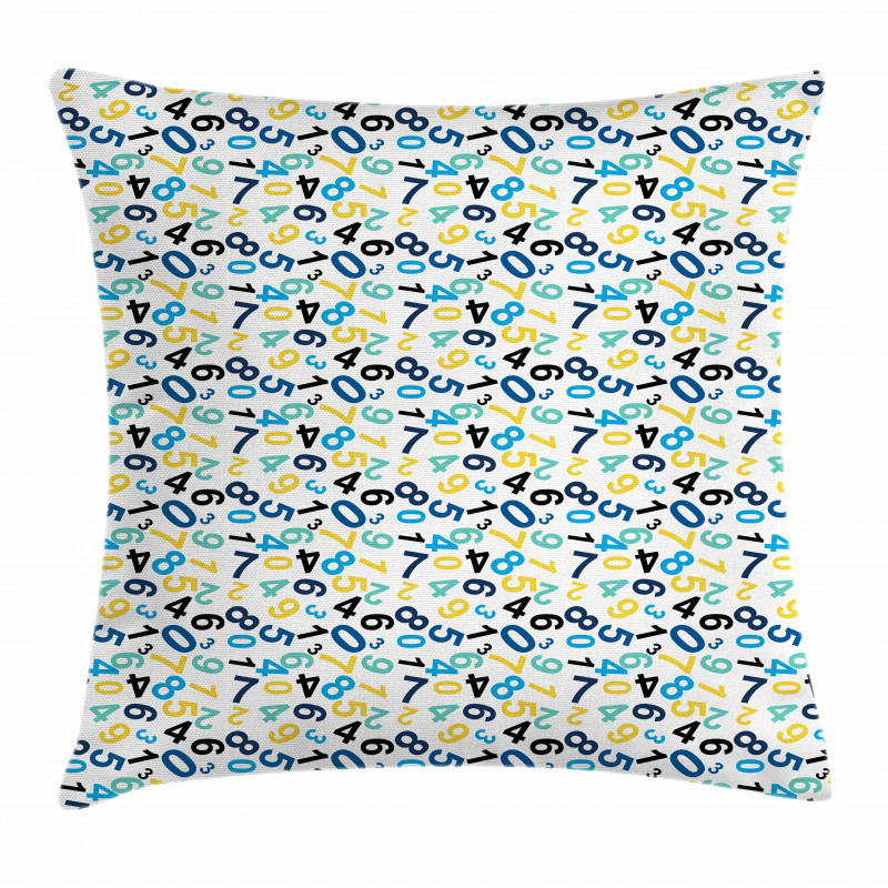Math Themed Design Pillow Cover