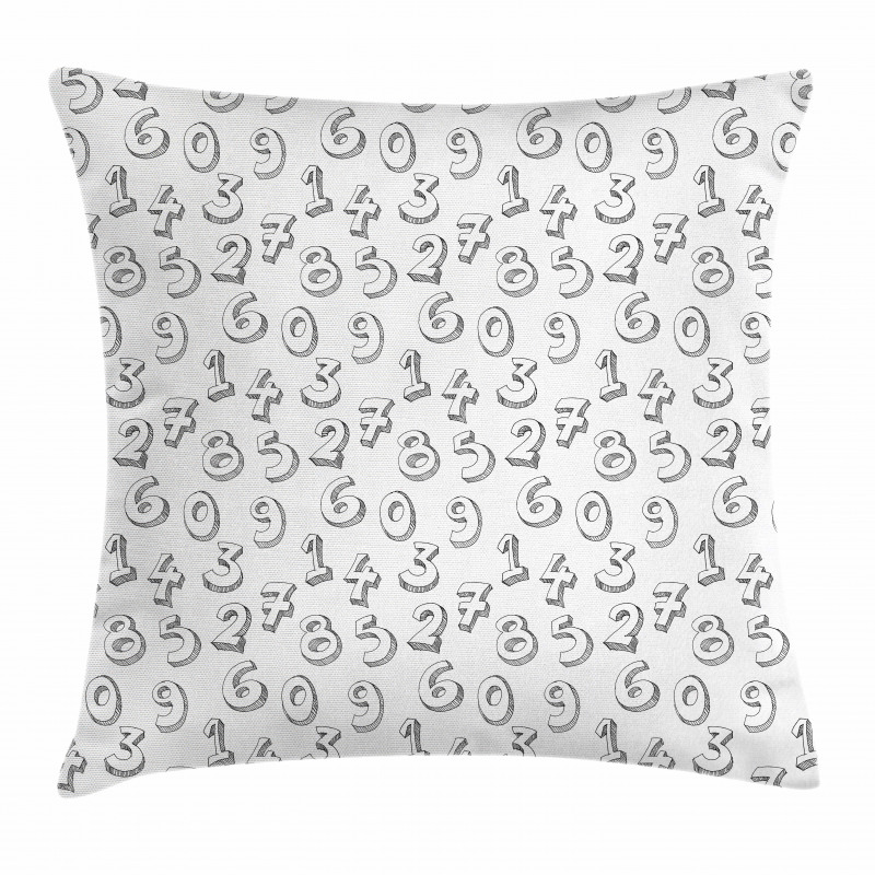 Educational Cartoon Pillow Cover