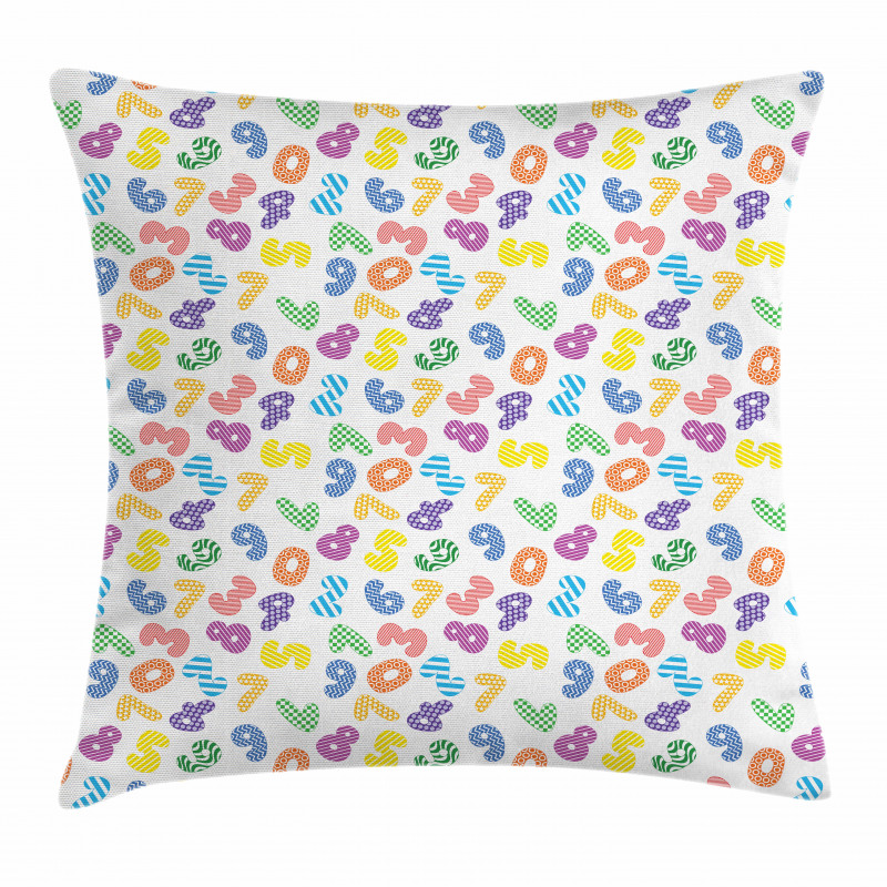 Dots and Lines Math Pillow Cover
