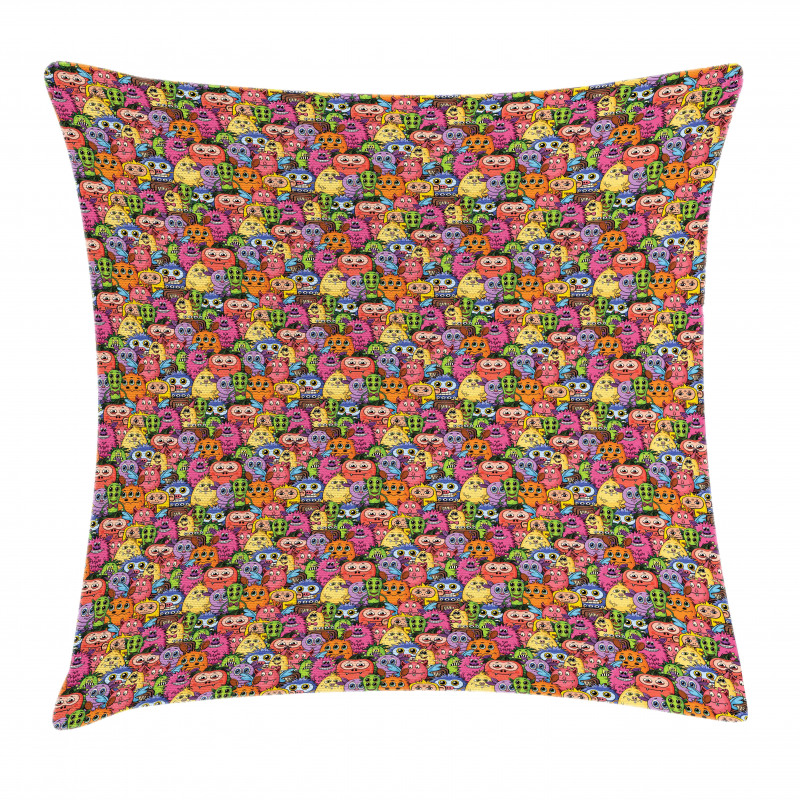 Carnival of Beasts Design Pillow Cover