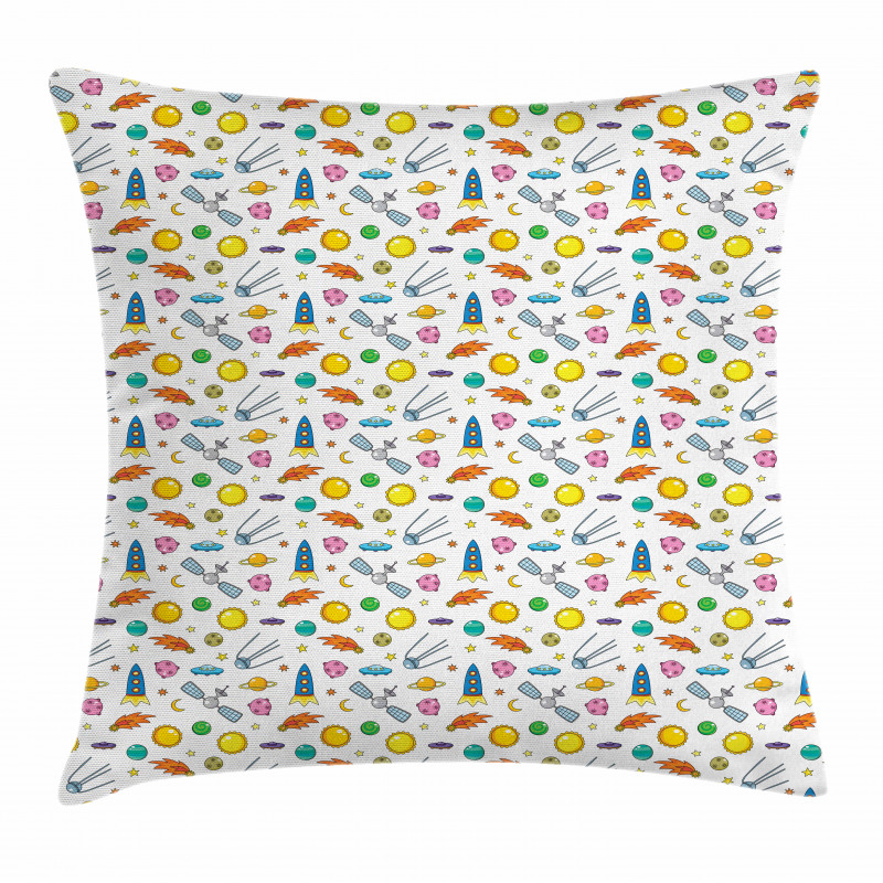 Cartoon Shooting Star Pillow Cover