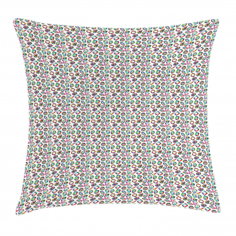 Geometric Crystals Pillow Cover