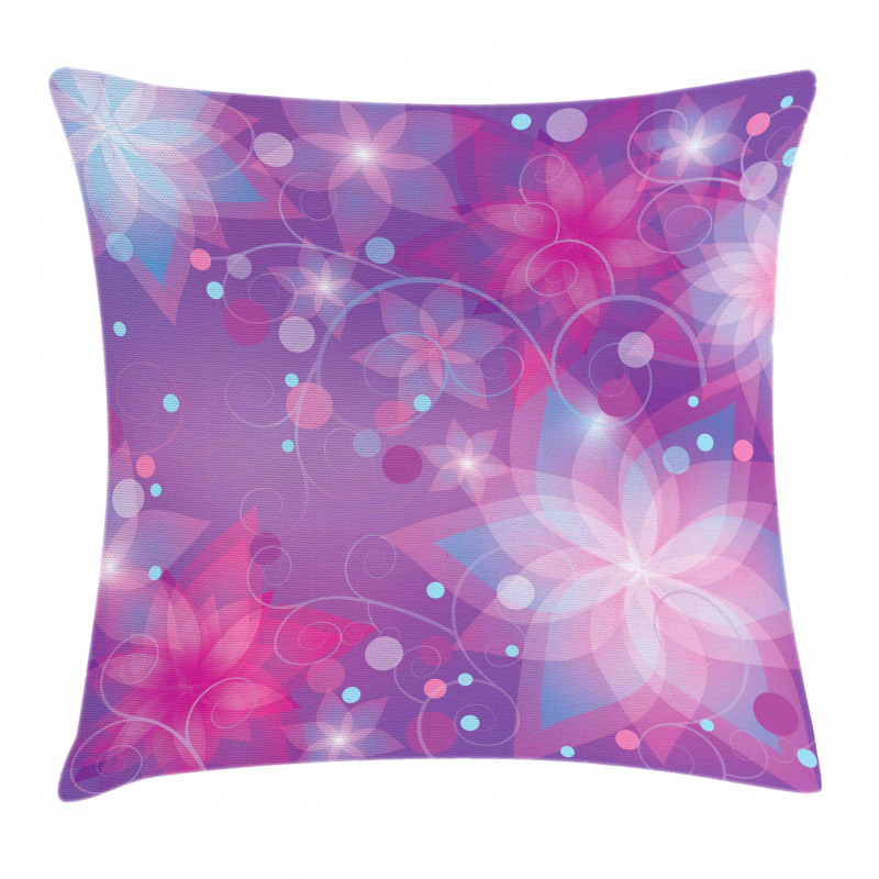 Floral Dreamy Romantic Pillow Cover