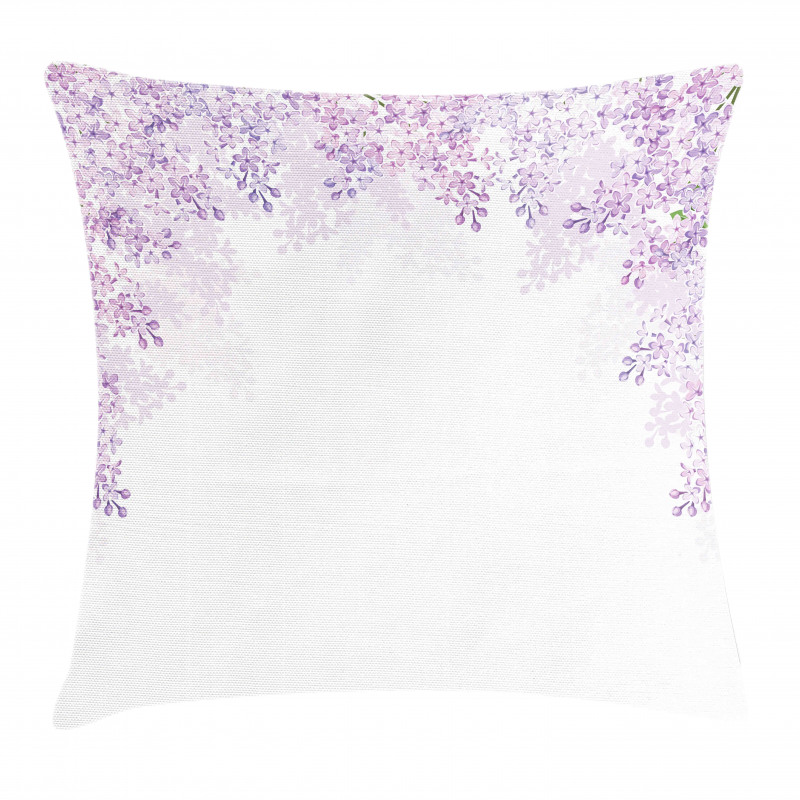 Lilac Blossoms Spring Pillow Cover