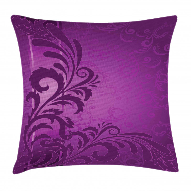 Retro Abstract Floral Pillow Cover