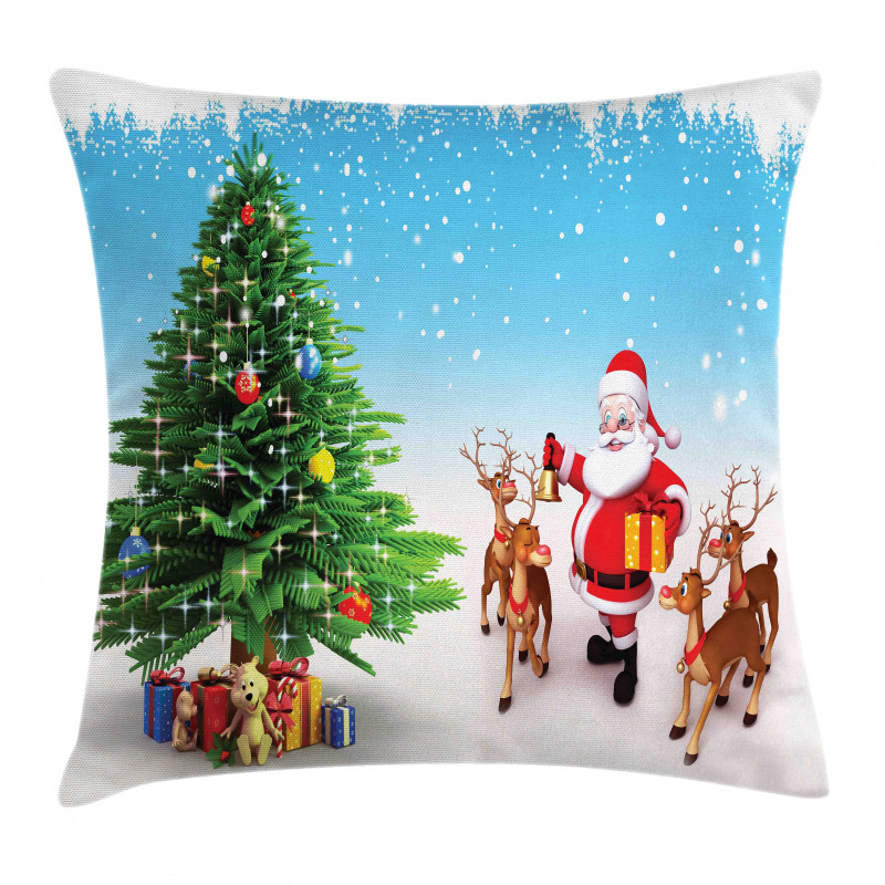 Jingle Bells Tree Pillow Cover