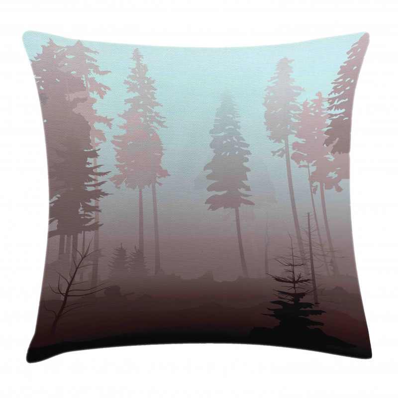 European Foliage Design Pillow Cover