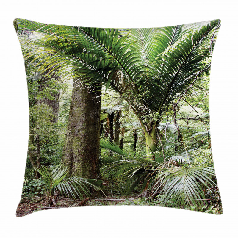 Lush Foliage Jungle Pillow Cover