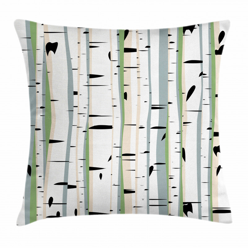 Dense Tree Formation Pillow Cover