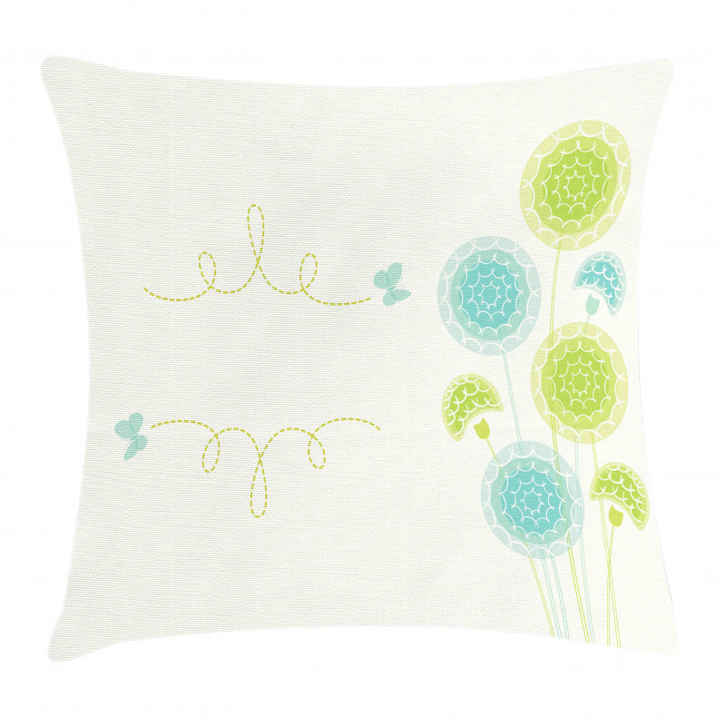 Hand Drawn Plants Pillow Cover